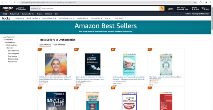 Dr Chris Darby #1 Amazon bestseller in Orthodontics