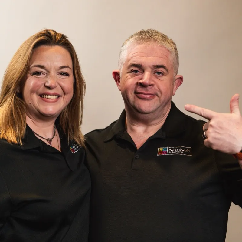 Peter and Liz Swain